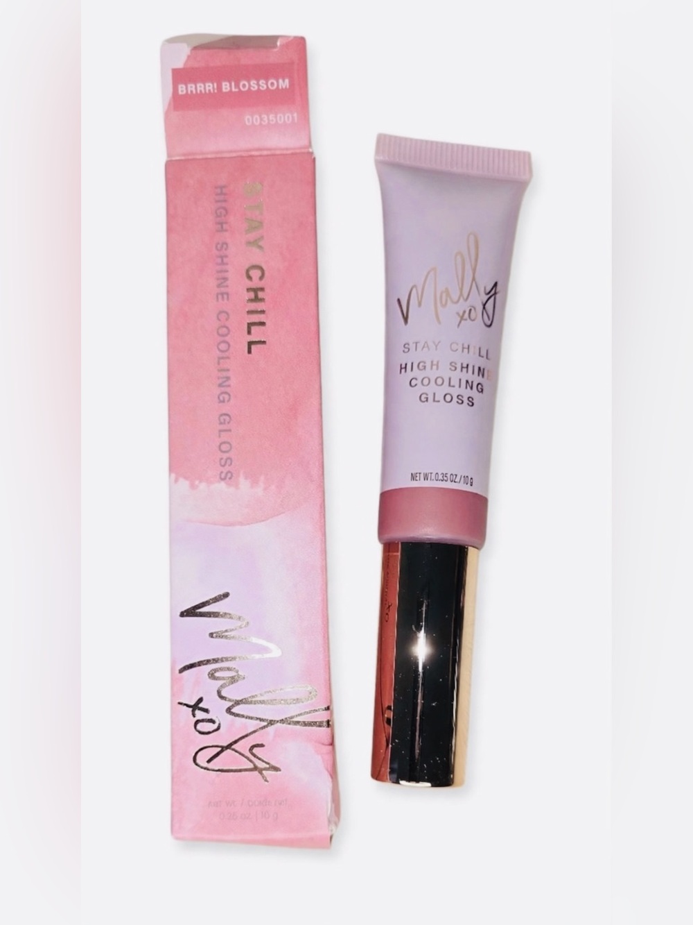 Mally Beauty Stay Chill High Shine Cooling Gloss — BRRR! BLOSSOM